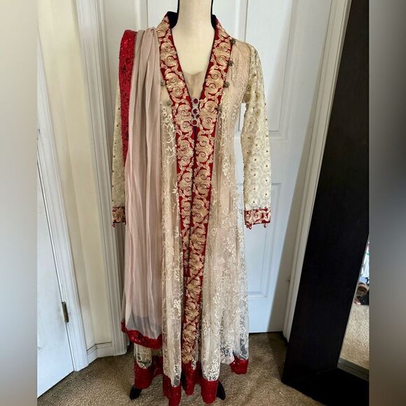 PAKISTANI DESIGNER FORMAL DRESS INDIAN
CUSTOM MADE 3 PIECE - Picture 1 of 10